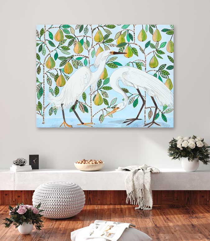 On The Hunt Canvas Wall Art