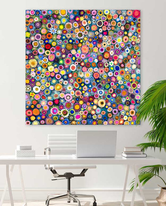 Flower Couture Canvas Wall Art - GreenBox Art