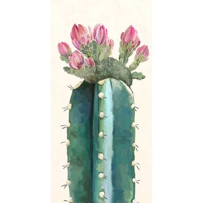 Cactus Garden - Flower Crown Canvas Wall Art