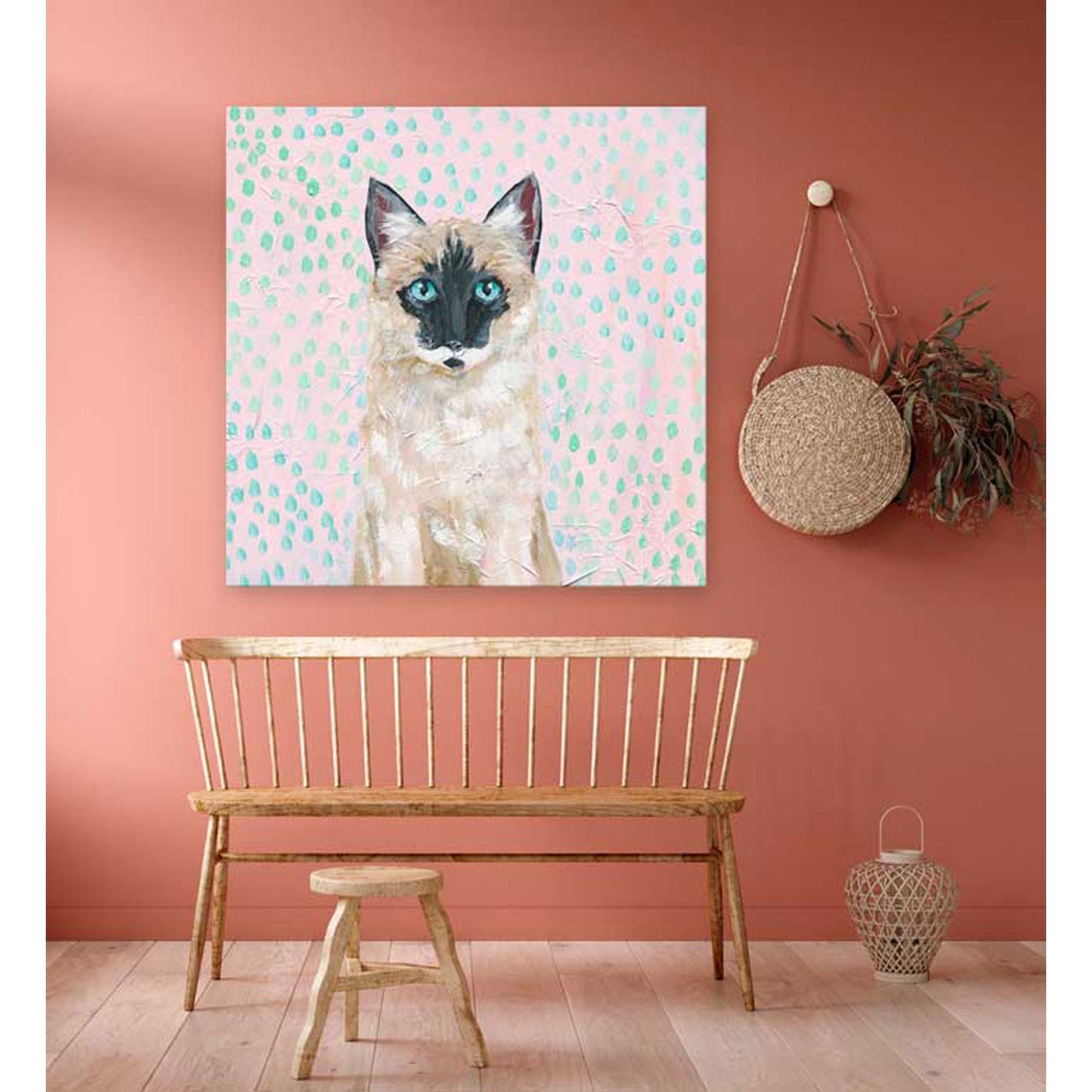 Blue Eyes Canvas Wall Art - GreenBox Art