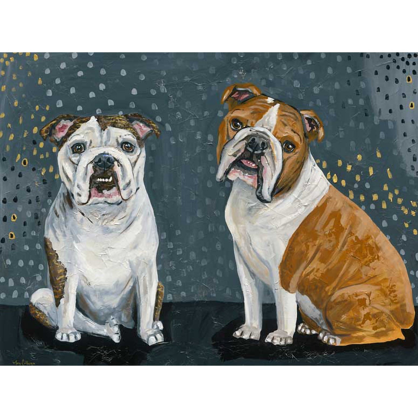 Bulldogs Canvas Wall Art