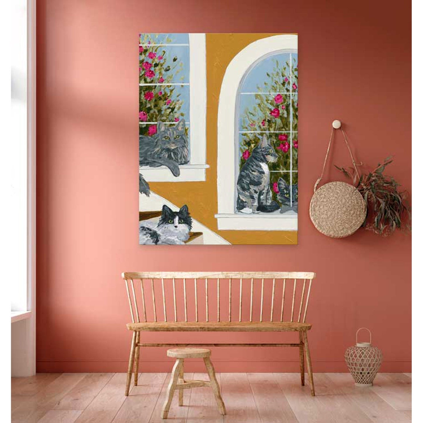 Rear Window Canvas Wall Art