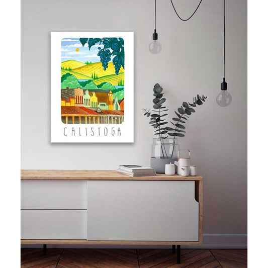 National Treasure - Calistoga Canvas Wall Art - GreenBox Art