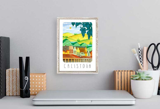 National Treasure - Calistoga Mini Framed Canvas - GreenBox Art