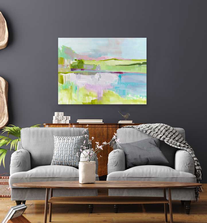 Breeze Landscape 1 Canvas Wall Art