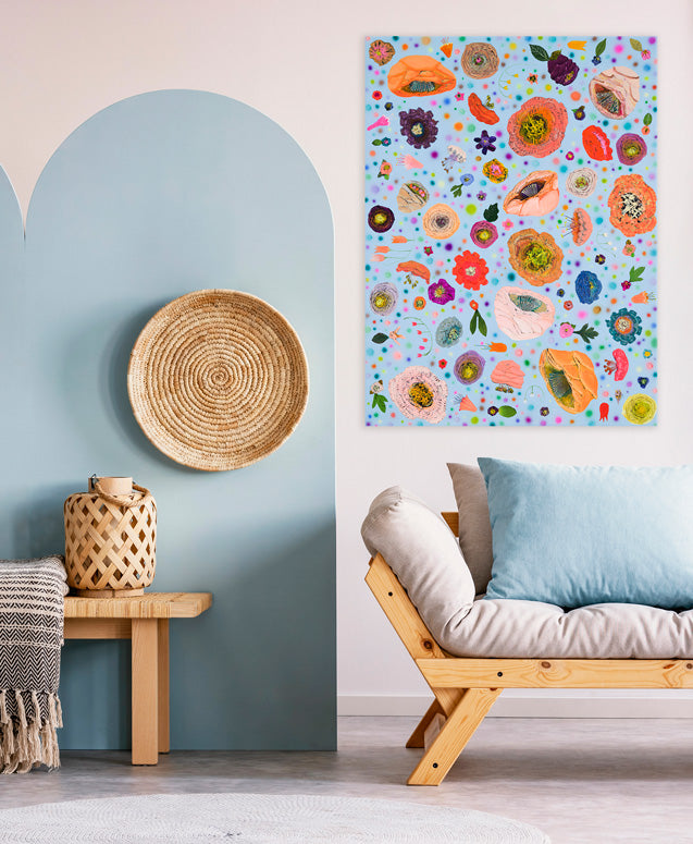 The Flowery Canvas Wall Art