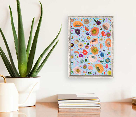 The Flowery Mini Framed Canvas - GreenBox Art