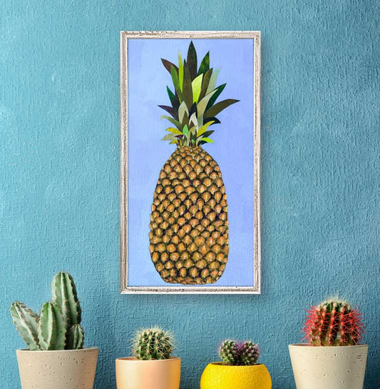 Tropical Pineapple Mini Framed Canvas - GreenBox Art