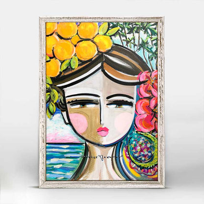 She Is Fierce - Florida Mini Framed Canvas