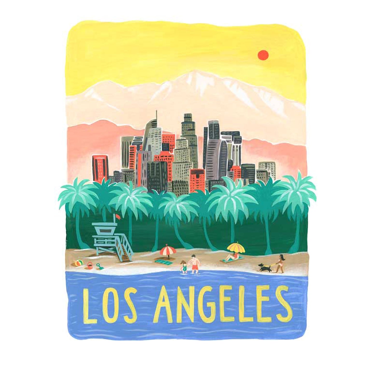 City Pride - Los Angeles Canvas Wall Art - GreenBox Art