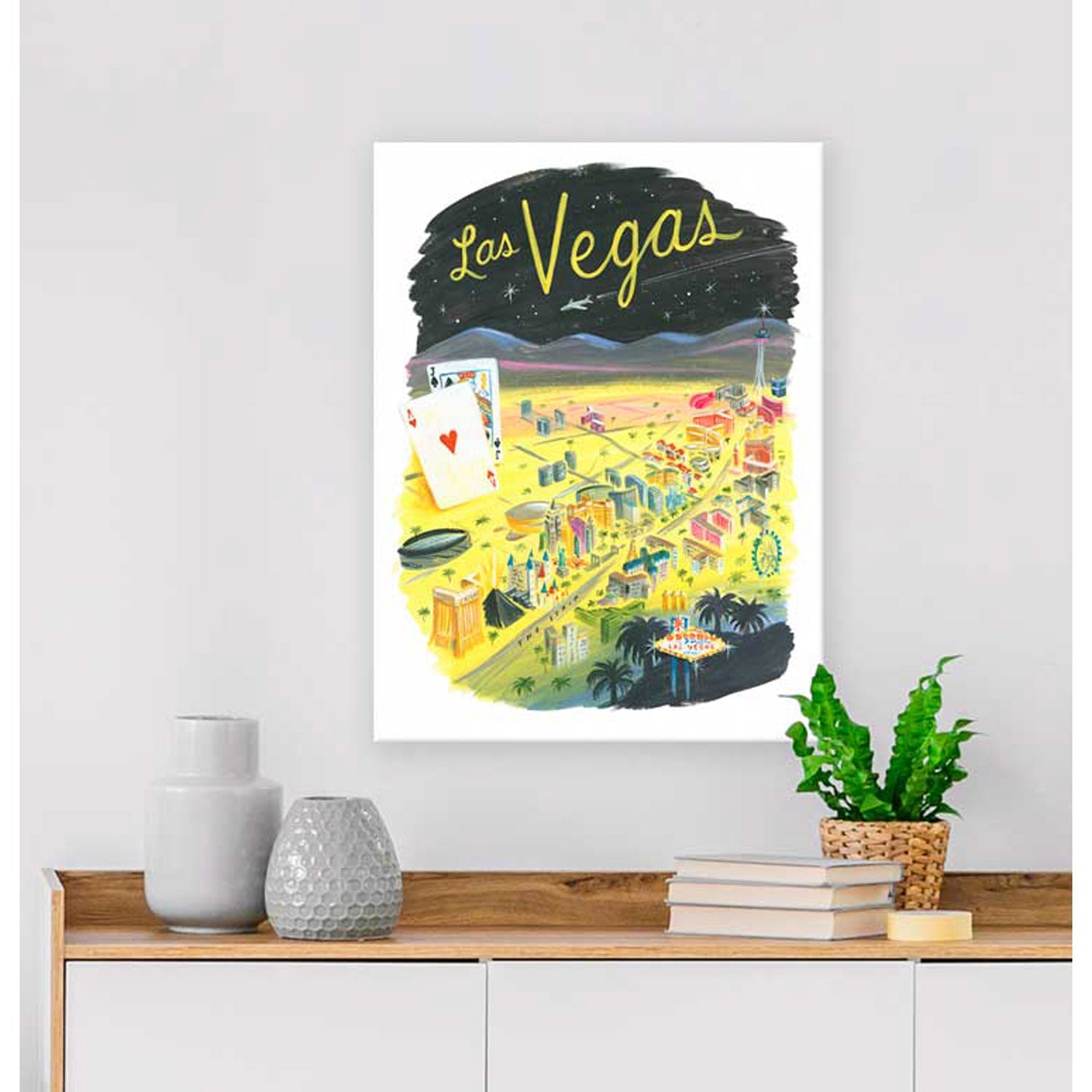 City Pride - Las Vegas Canvas Wall Art - GreenBox Art