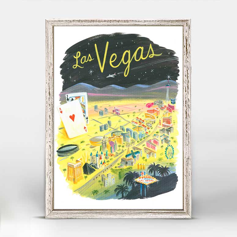 City Pride - Las Vegas Mini Framed Canvas