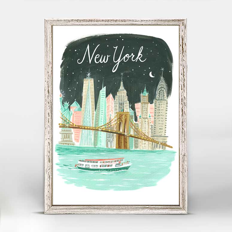 City Pride - New York Mini Framed Canvas