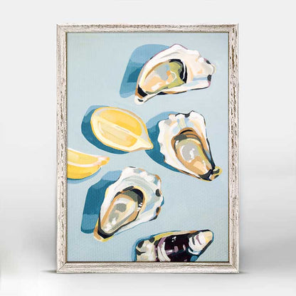 The World is Your Oyster Mini Framed Canvas