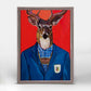 Fancy Fauna - Sir Buck Mini Framed Canvas