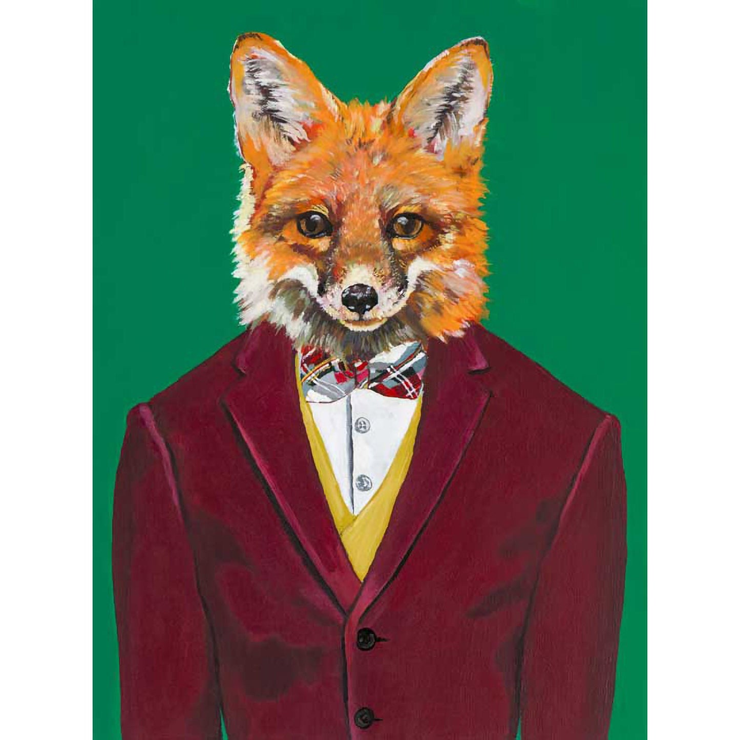 Fancy Fauna - Sir Fox Canvas Wall Art