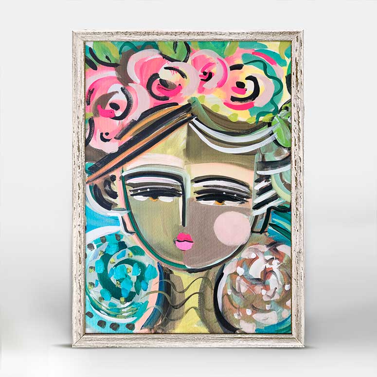 She Is Fierce - Havana Mini Framed Canvas