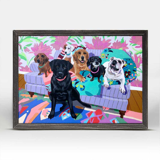 Dog Tales - Pup Pals Mini Framed Canvas