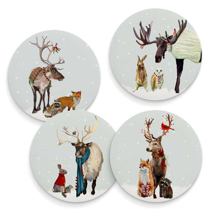 Christmas Bunch - Set of 4 Coaster Set