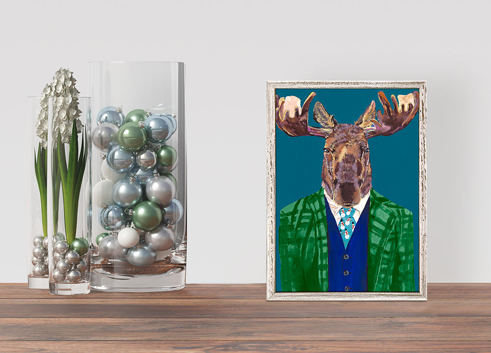 Holiday - Fancy Fauna - Sir Moose Mini Framed Canvas