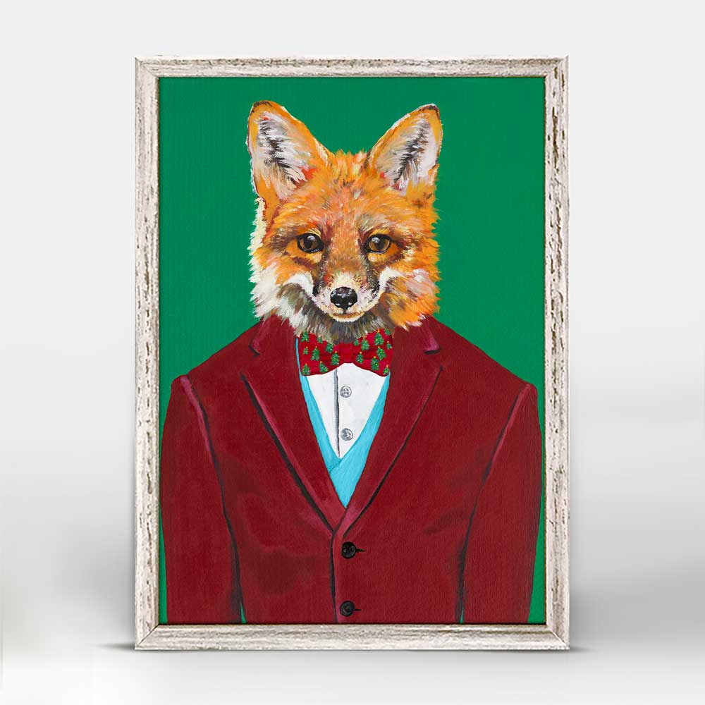 Holiday - Fancy Fauna - Sir Fox Mini Framed Canvas