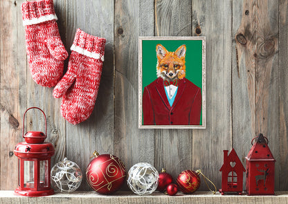 Holiday - Fancy Fauna - Sir Fox Mini Framed Canvas
