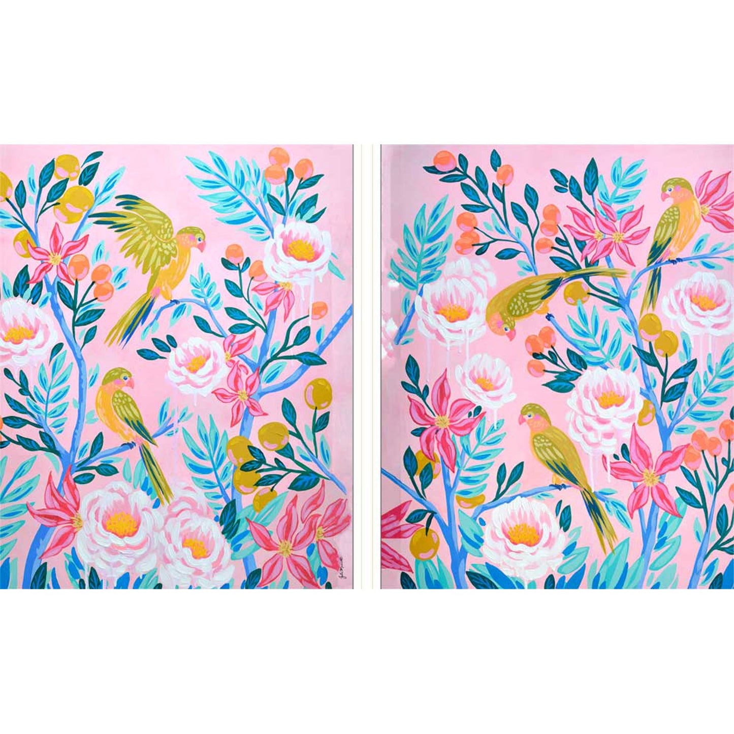Woven Together Diptych Canvas Wall Art