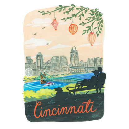 City Pride - Cincinnati Canvas Wall Art - GreenBox Art