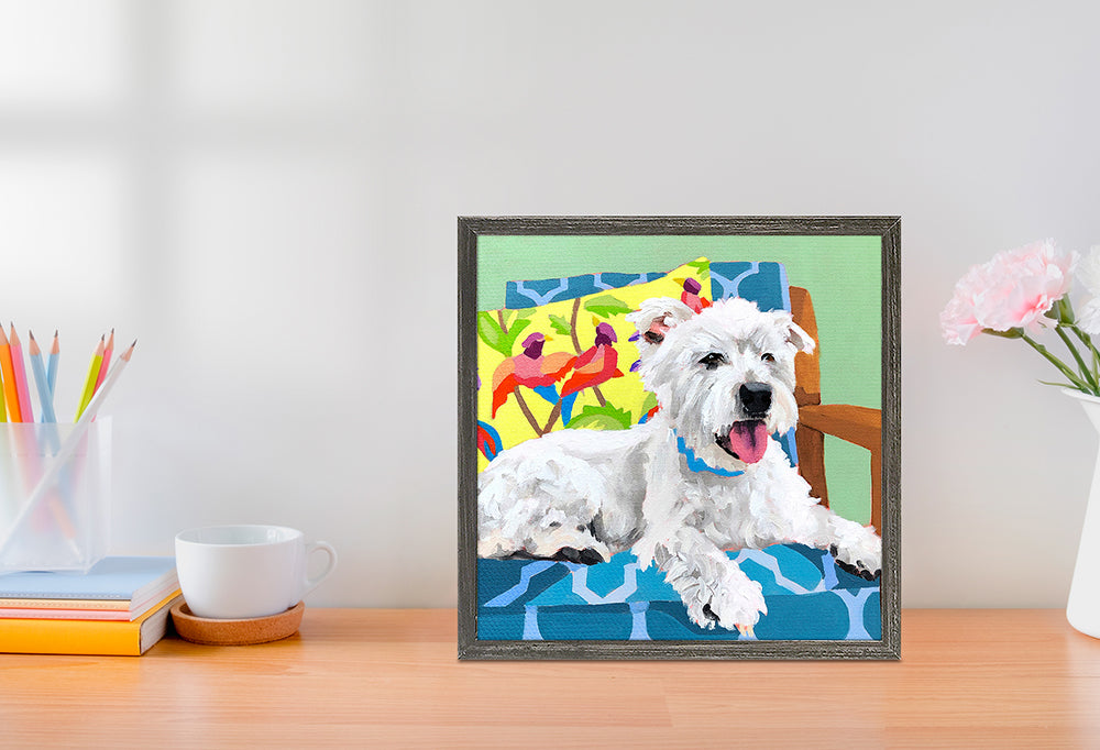 Dog Tales - Bella Mini Framed Canvas