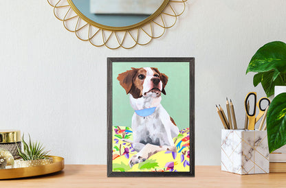 Dog Tales - Pepper Mini Framed Canvas