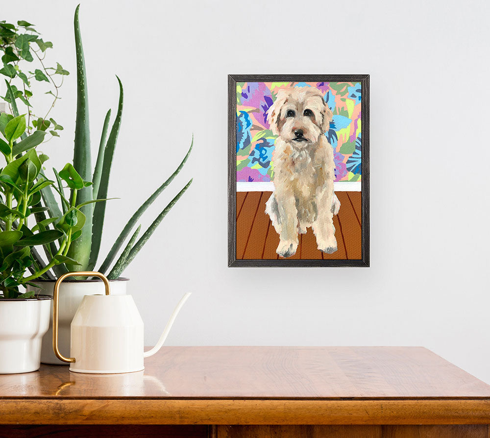 Dog Tales - Winnie Mini Framed Canvas