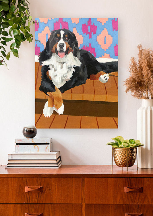 Dog Tales - Rufus Canvas Wall Art - GreenBox Art