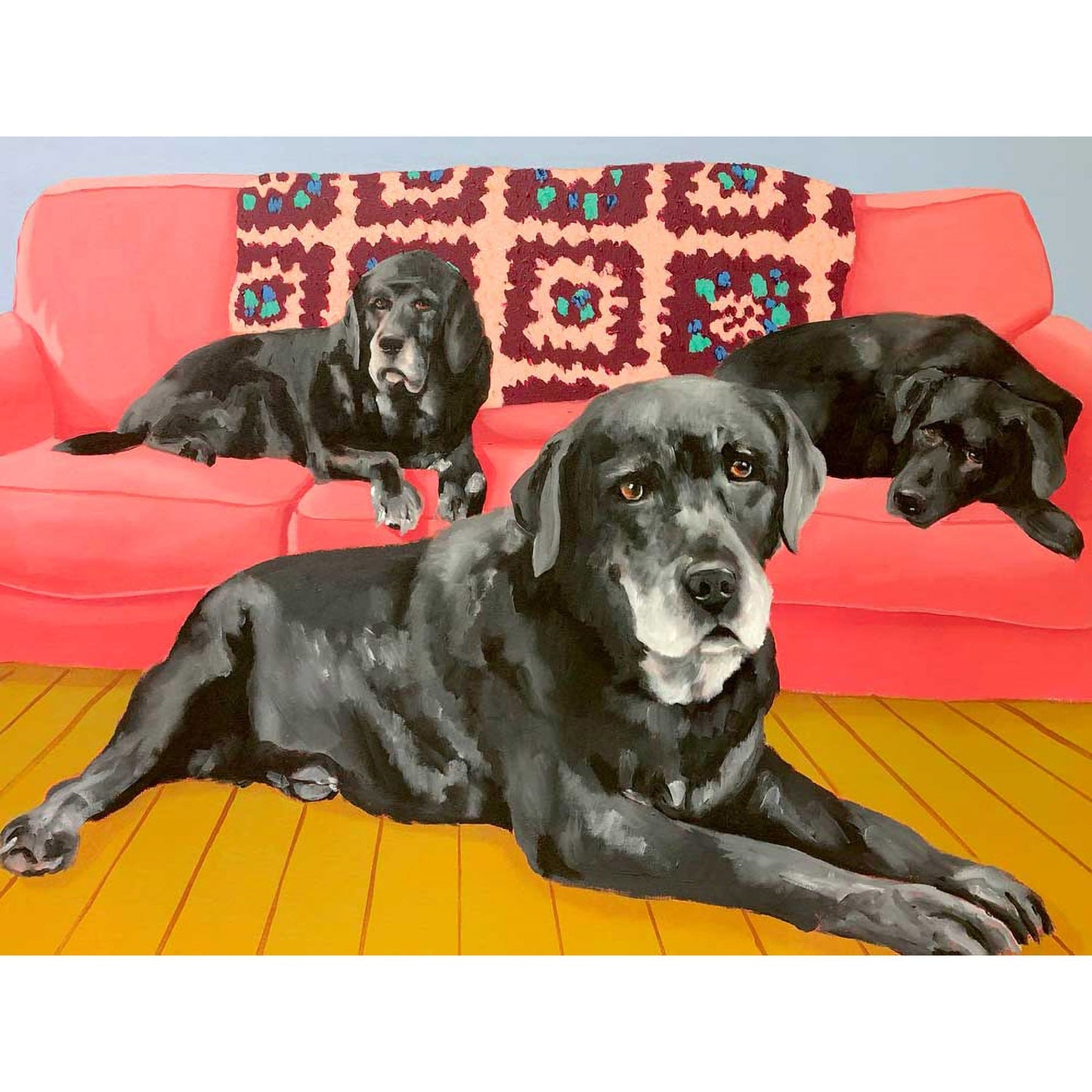 Dog Tales - Tucker and Friends Canvas Wall Art