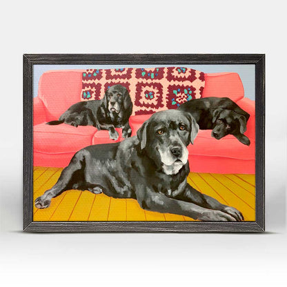 Dog Tales - Tucker and Friends Mini Framed Canvas
