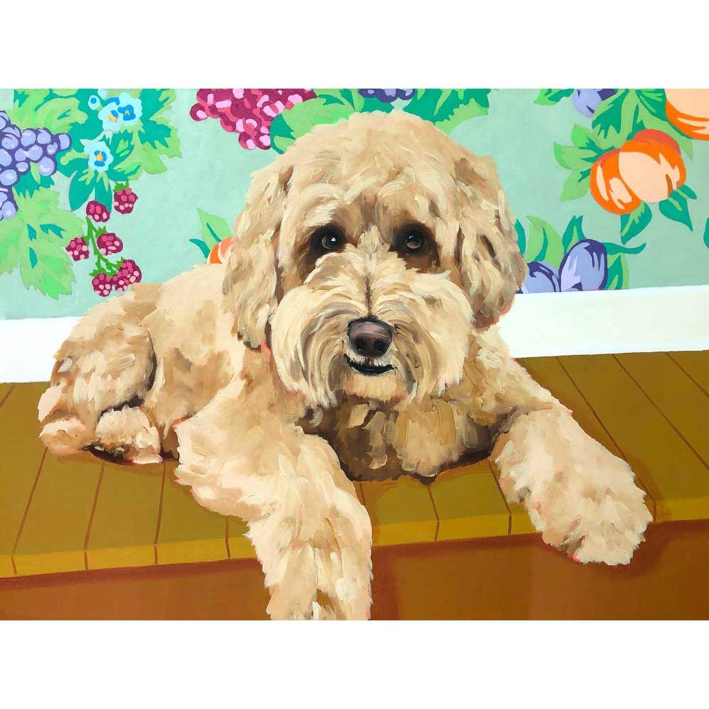 Dog Tales - Harley Canvas Wall Art - GreenBox Art