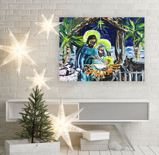 Holiday - Holy Night Canvas Wall Art