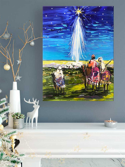 Holiday - The Night Canvas Wall Art - GreenBox Art