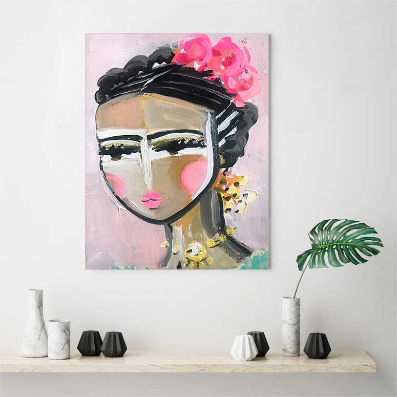 She is Fierce - Francis Canvas Wall Art - GreenBox Art