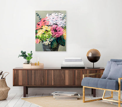 Fresh Flowers Canvas Wall Art