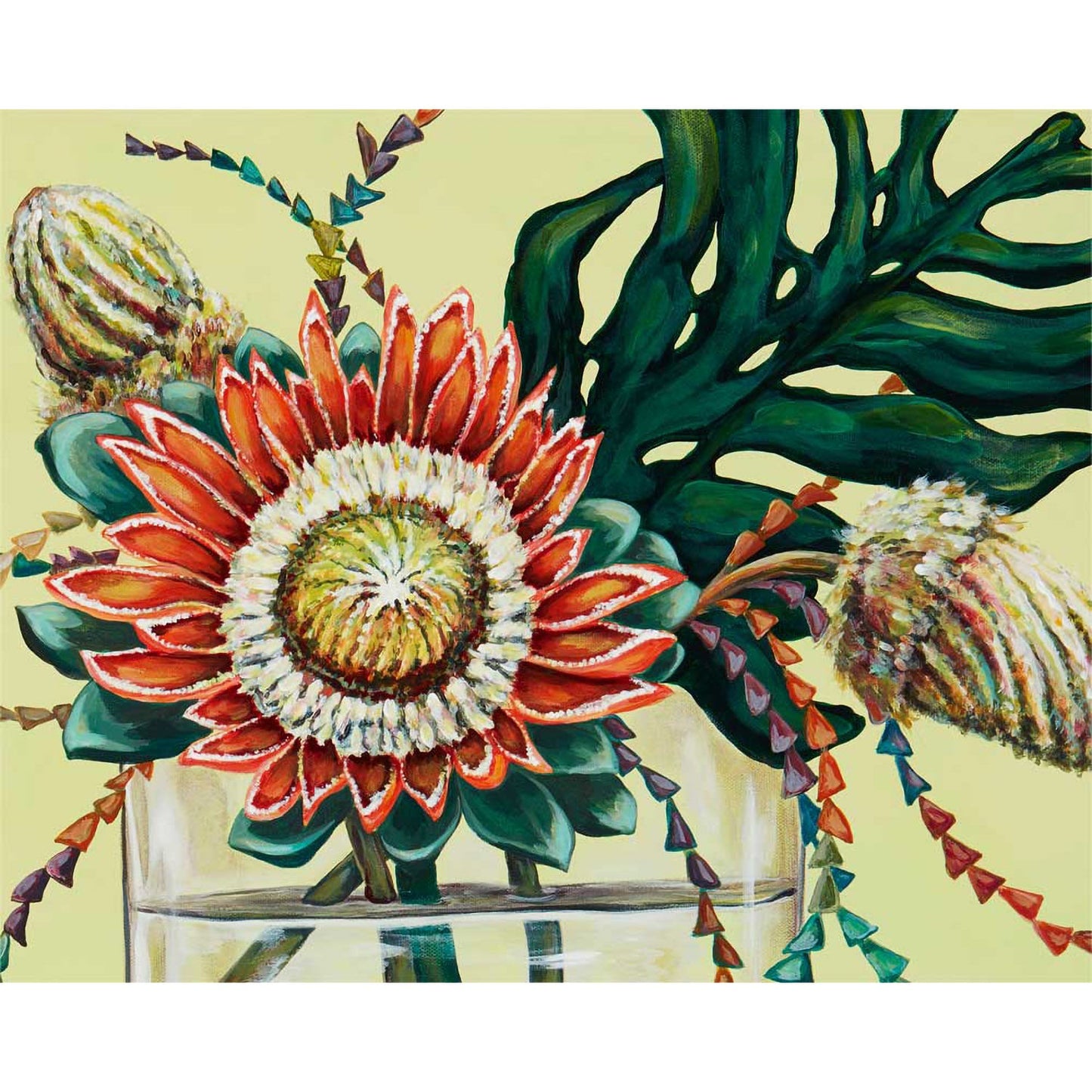 Wild Protea Canvas Wall Art