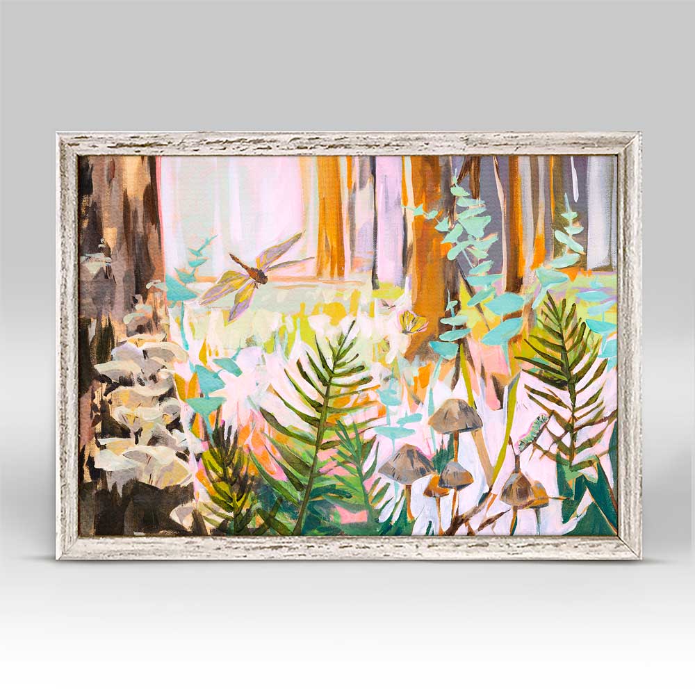 O Light Mini Framed Canvas - GreenBox Art