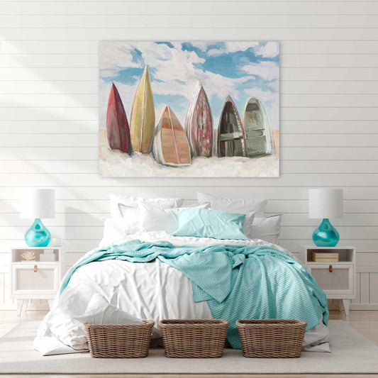 Seaside Maine Canvas Wall Art - GreenBox Art