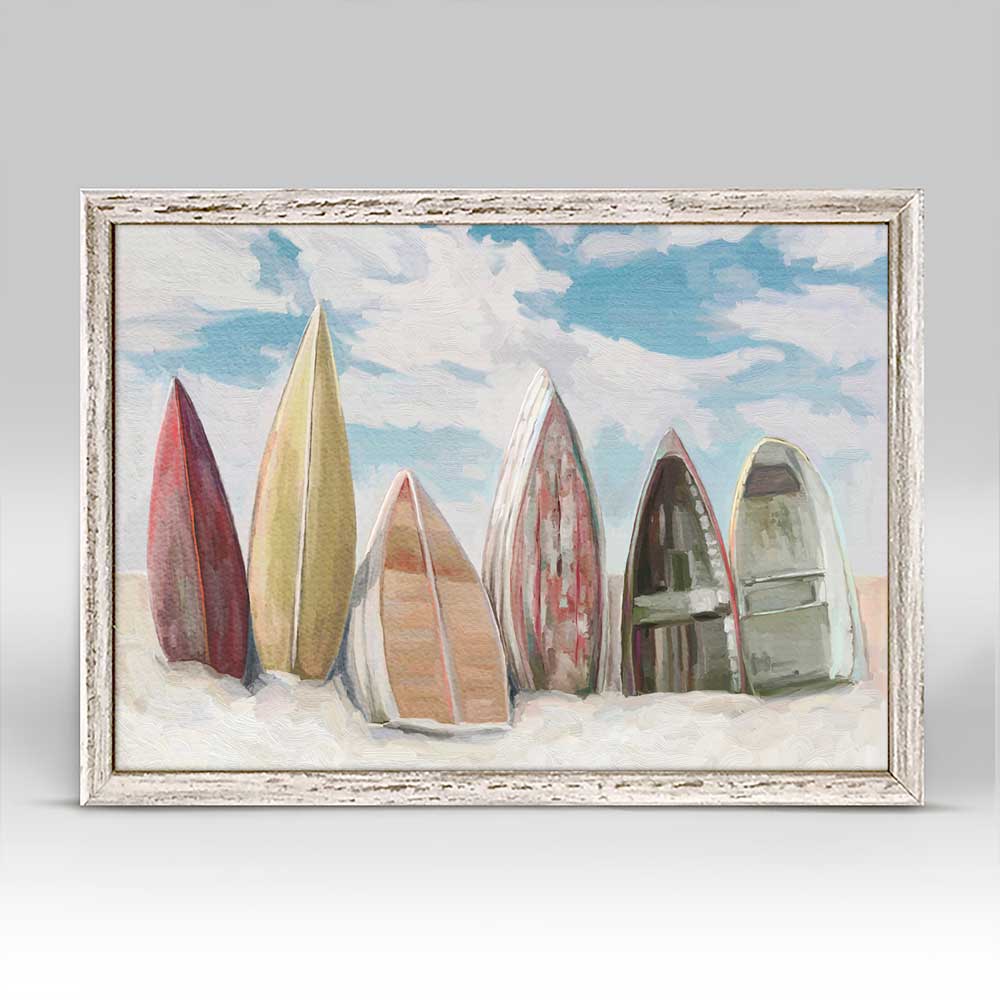 Seaside Maine Mini Framed Canvas - GreenBox Art