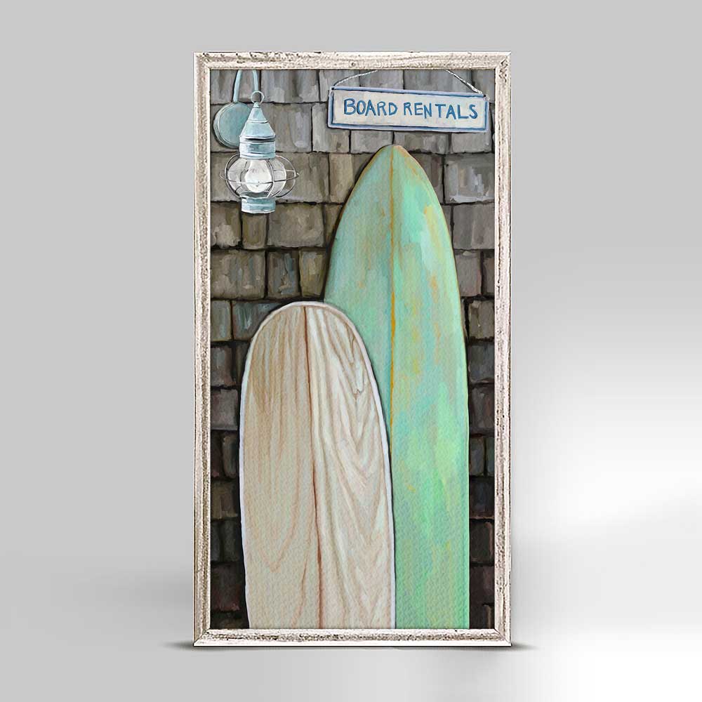 Coastal Boards Mini Framed Canvas