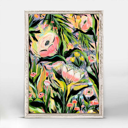 Tropical Floral Mini Framed Canvas