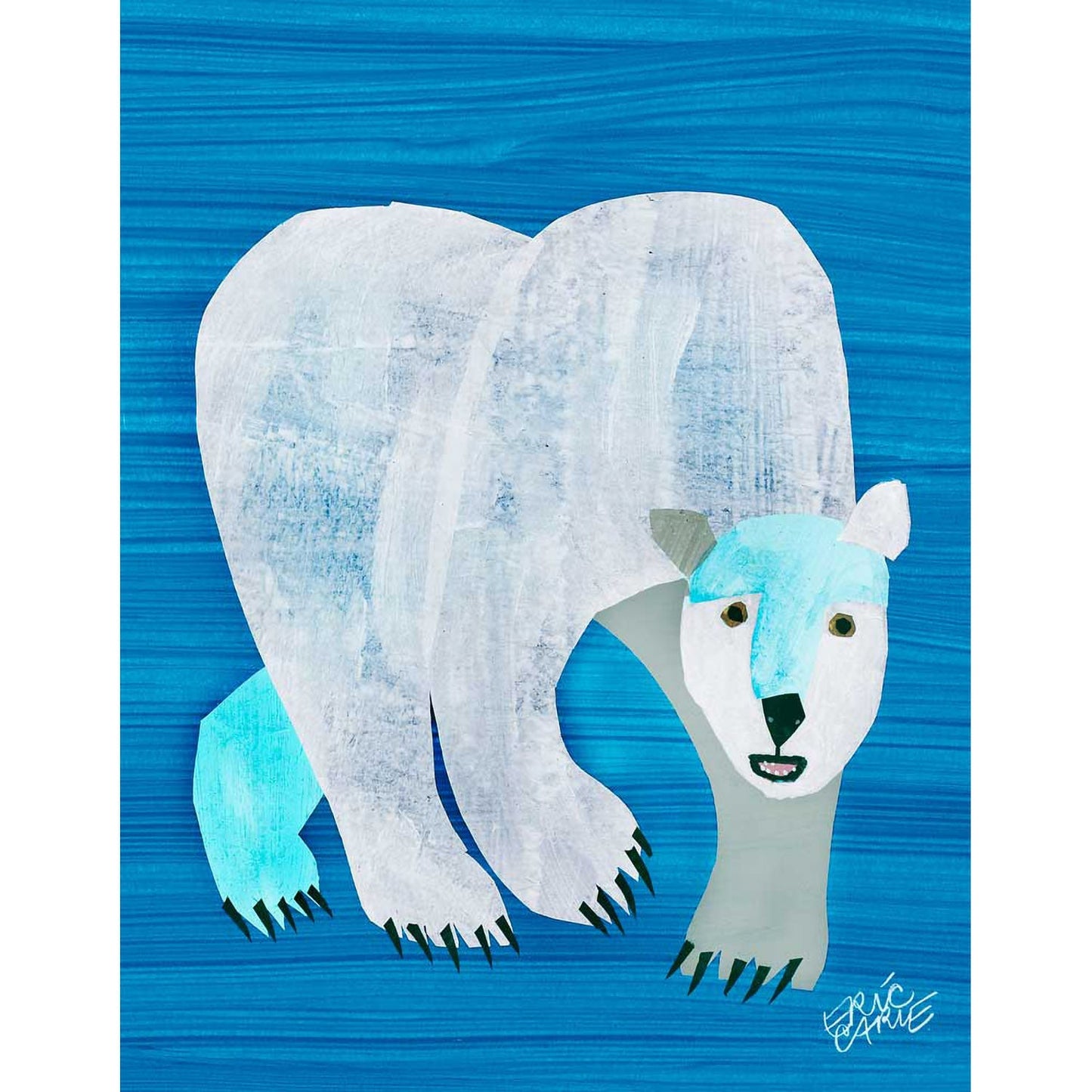 Eric Carle's Polar Bear Cover Canvas Wall Art