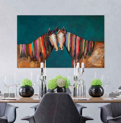 Manes of Color Canvas Wall Art
