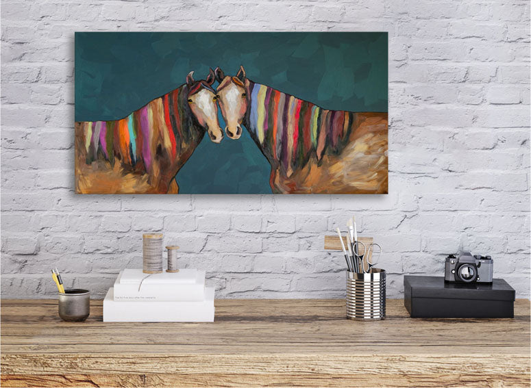 Manes of Color Canvas Wall Art