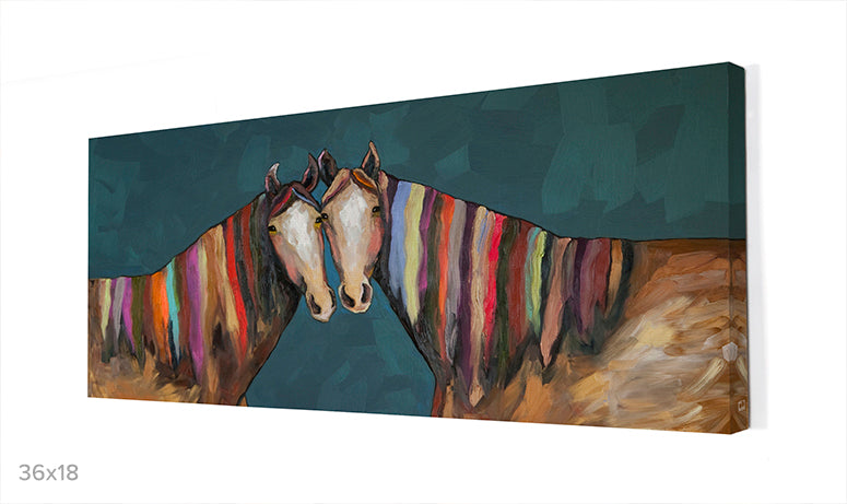 Manes of Color Canvas Wall Art