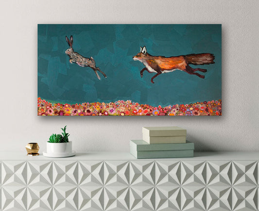 The Chase Canvas Wall Art - GreenBox Art